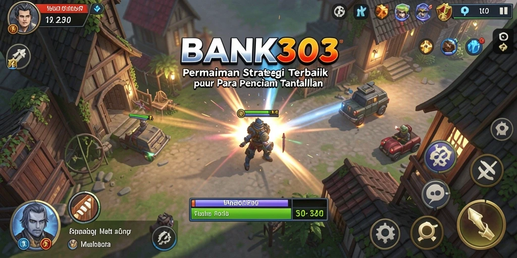 Tampilan gameplay BANK303 yang menegangkan dan strategis.