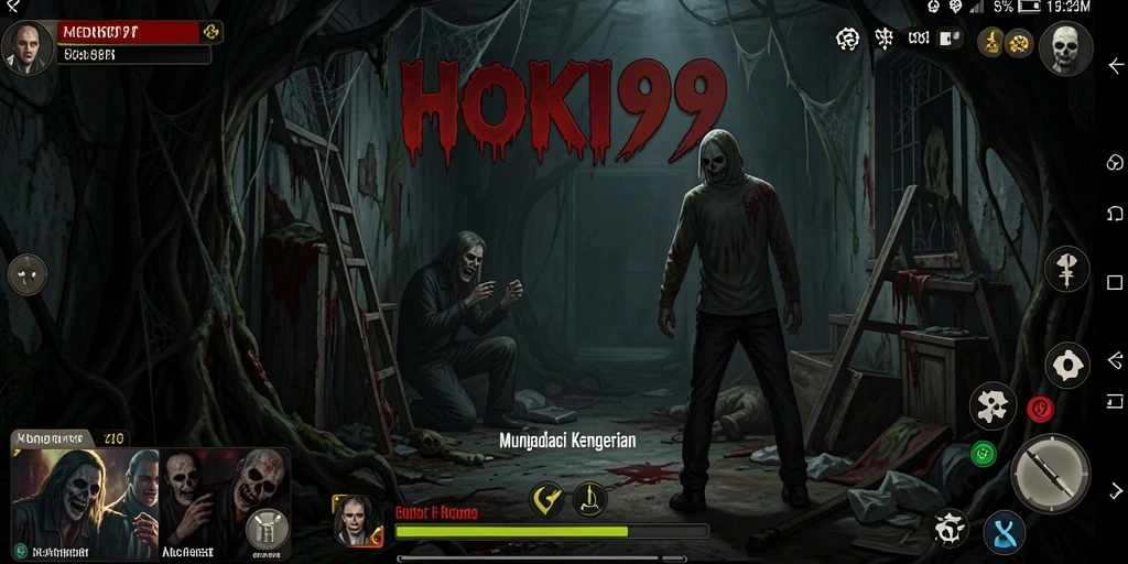 Tampilan screenshot HOKI99 menampilkan momen menegangkan dari gameplay horor.