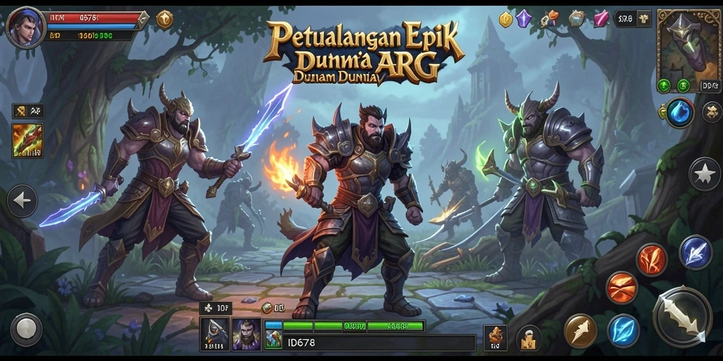 Tampilan gameplay epik dari ID678 yang memukau dan penuh aksi.