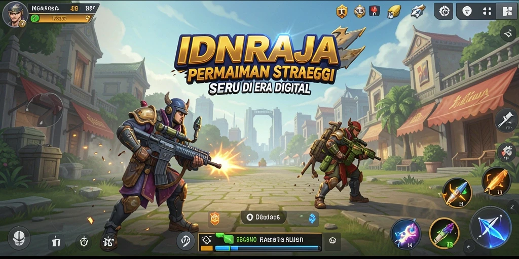 Tampilan gameplay <strong>IDNRAJA</strong> yang dinamis dengan strategi yang mendalam.