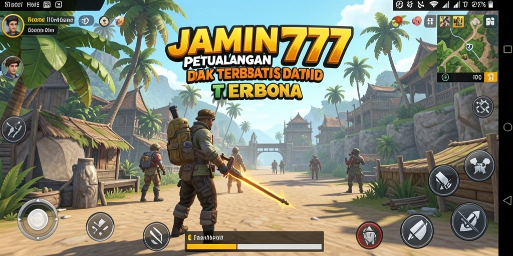 Tangkapan layar menunjukkan aksi mendebarkan dalam petualangan Open World.