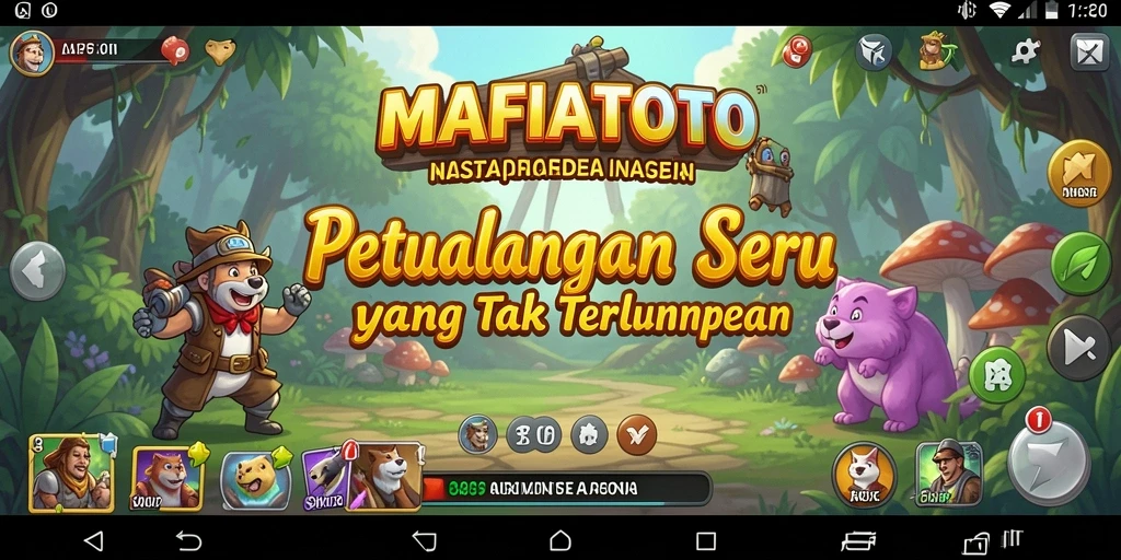 Tampilan gameplay MAFIATOTO yang menakjubkan saat menjelajahi dunia petualangan.