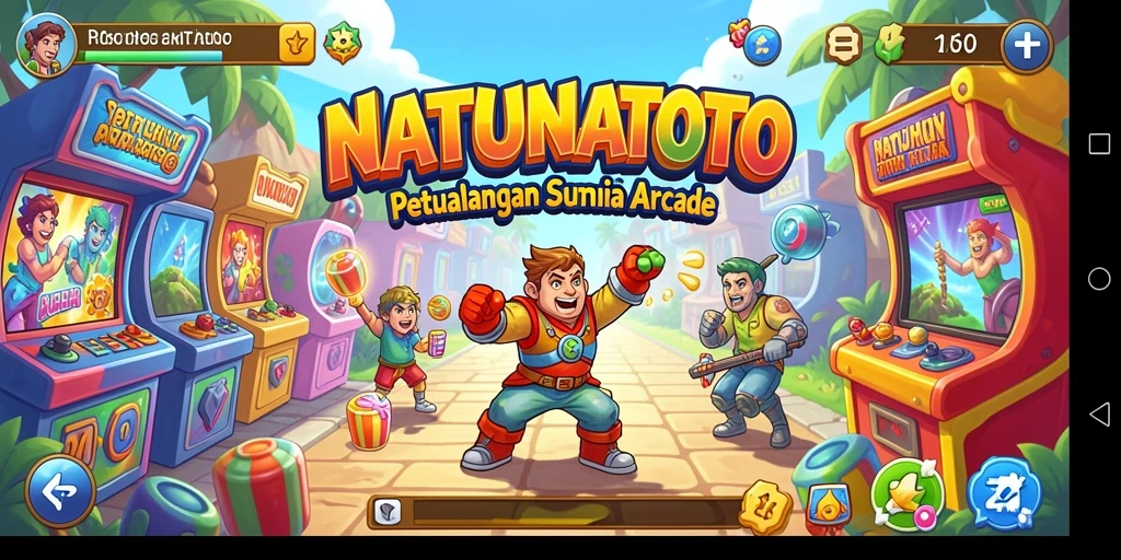 Tampilan gameplay seru dari NATUNATOTO yang penuh tantangan.