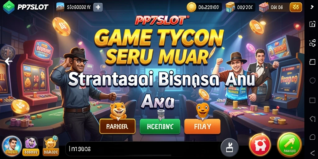 Screenshot utama gameplay Tycoon yang menarik dan seru.