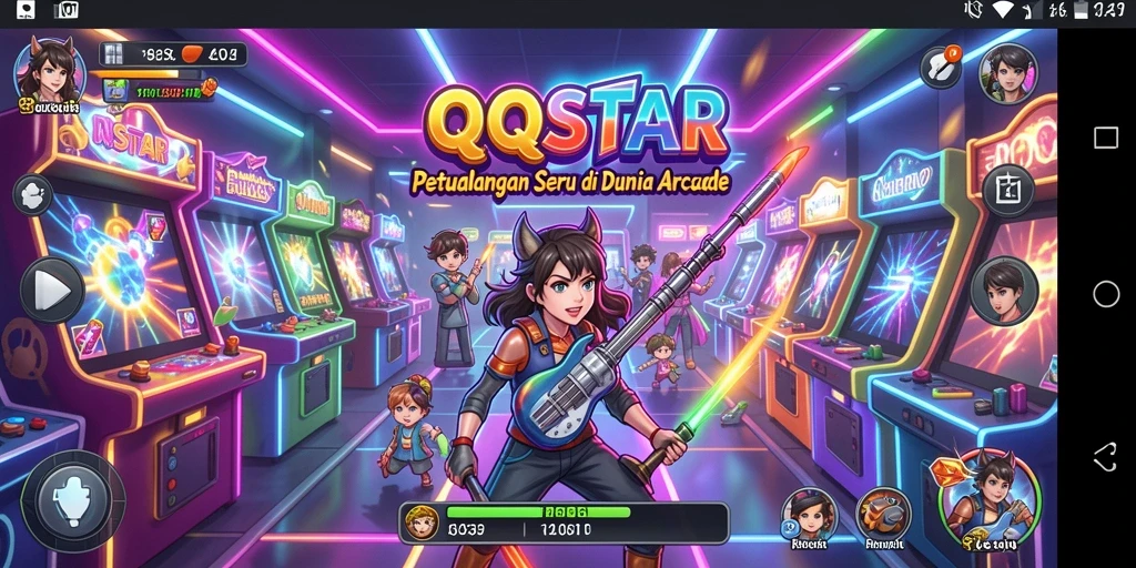 Gambaran gameplay menarik dari QQSTAR yang penuh tantangan.