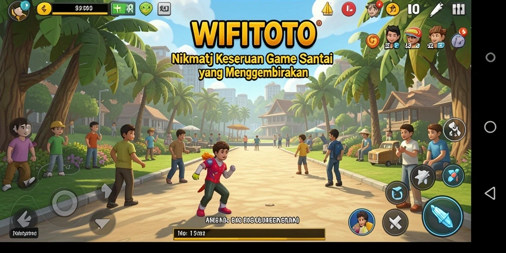 Gameplay seru WIFITOTO dengan tantangan yang menghibur.